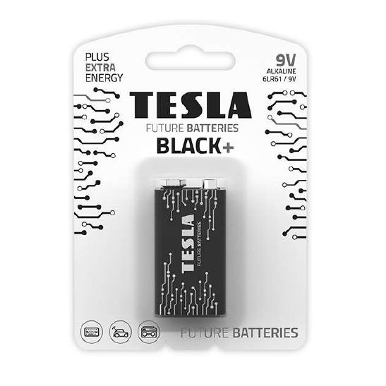 Pilas Tesla 9V BLACK+ 6LR61 1 Unidad