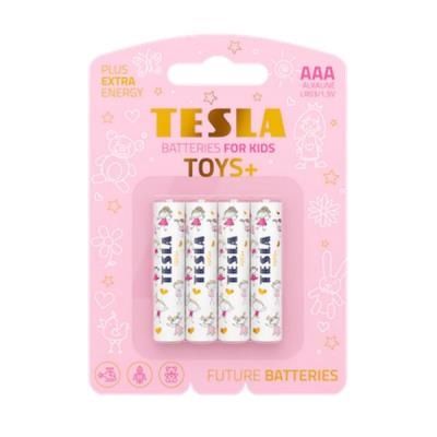 Pilas Tesla AAA TOYS+ Girl LR03 4 Unidades