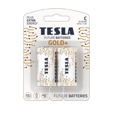 Pilas Tesla C GOLD+ LR14 2 Unidades