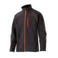 Cazadora Soft Shell Negra Naranja